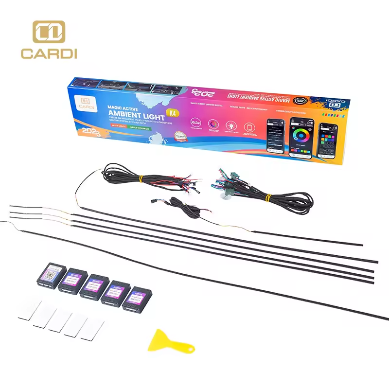 Ambient Led Strip - K4 18 1 フルカラーネオンLEDインテリアストリップ ユニバーサル64 RGBアンビエント照明