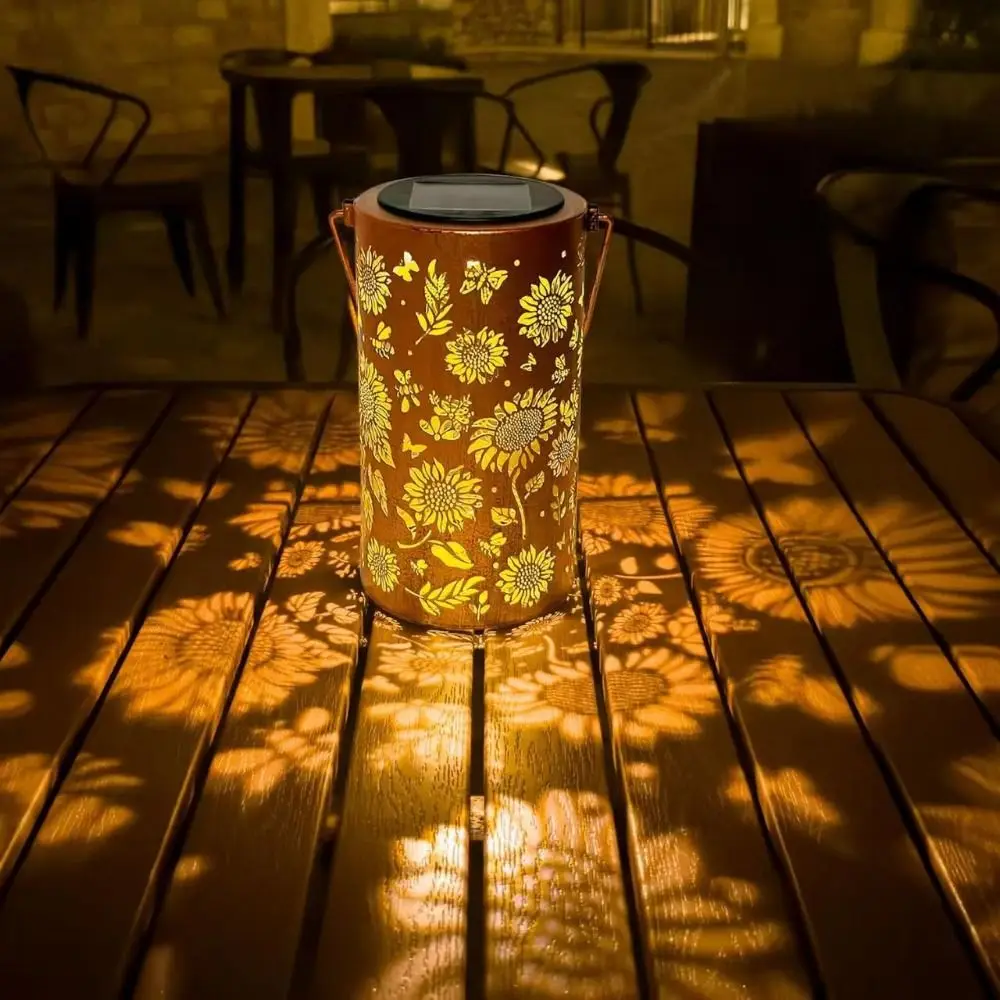 ひまわりライトとシャドウライト防水屋外ライトソーラーパワーで - Yard Lighting Decor のレビューと価格