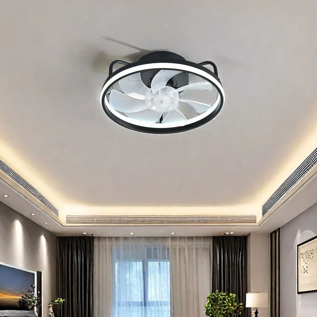 2 in 1 モダンなスマートシーリングファン寝室のシーリン - Decor Lighting Ceiling Fans のレビューと価格