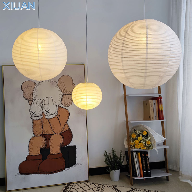 LEDホームボールペンダントランプ,和風,寝室,リビングルー - Japanese Lighting Decor のレビューと価格