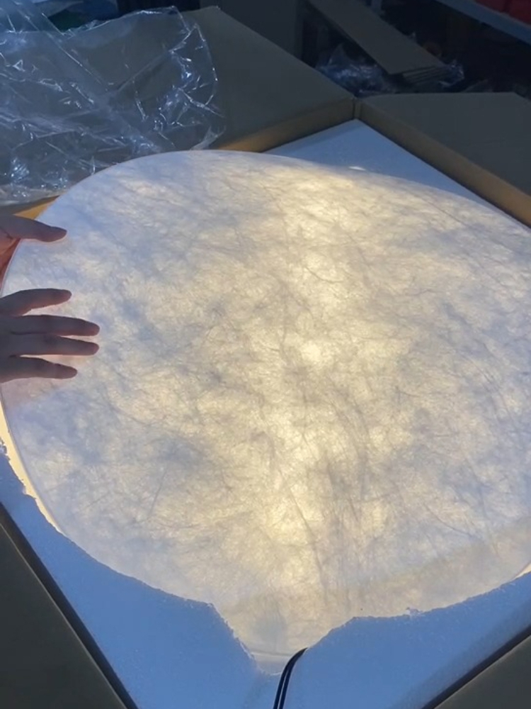MAISU 和風侘び寂びシルクペンダントライト LED 北欧 - Japanese Lighting Decor のレビューと価格