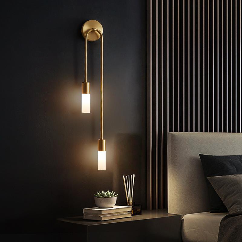 レトロ背景リビングルーム通路寝室ランプベッドサイド北欧クリエ - Lighting Decor In Room のレビューと価格