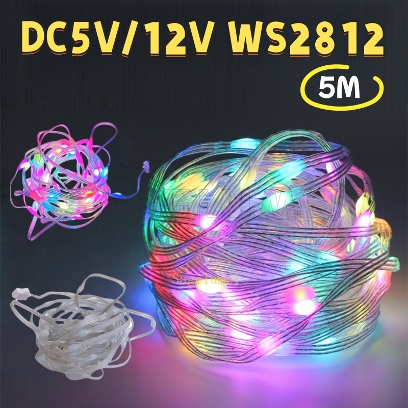 DC5V/12V WS2812 LEDストリングライト RG - Decor Lighting Address のレビューと価格