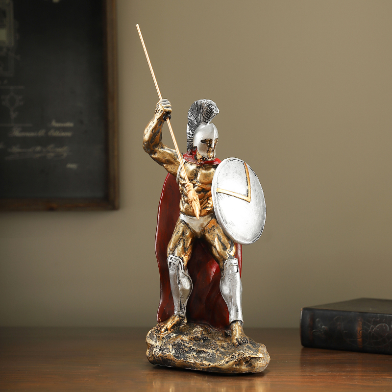 レトロなスパルタンキャラクターの手作りフィギュア,軽い豪華な - Bedroom Lighting Decor Ideas のレビューと価格