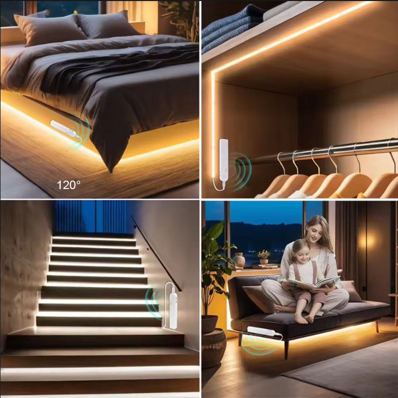 1～5M PIRモーションセンサーLEDストリップライト、電 - Ambient Led Strip のレビューと価格