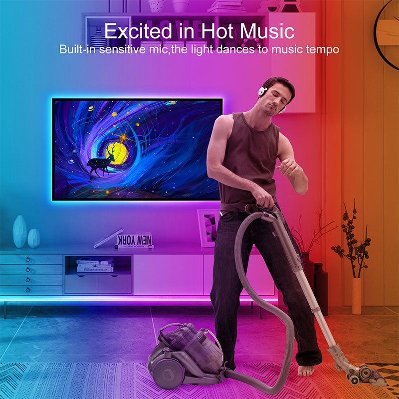 STTLスマートテレビLEDストリップライト2.5M RGB - Ambient Led Strip のレビューと価格