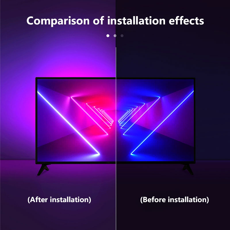 STTLスマートテレビLEDストリップライト2.5M RGB - Ambient Led Strip のレビューと価格
