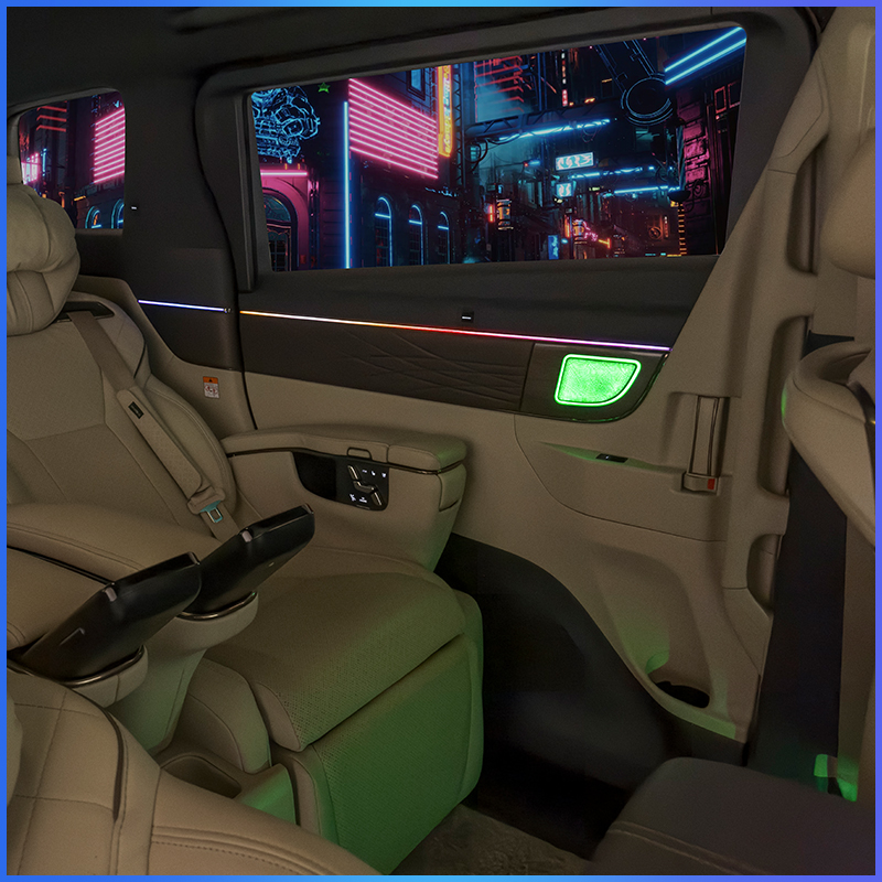 TMPRO 64色ダイナミックLEDアンビエントライト。トヨ - Lighting Interior Decor のレビューと価格
