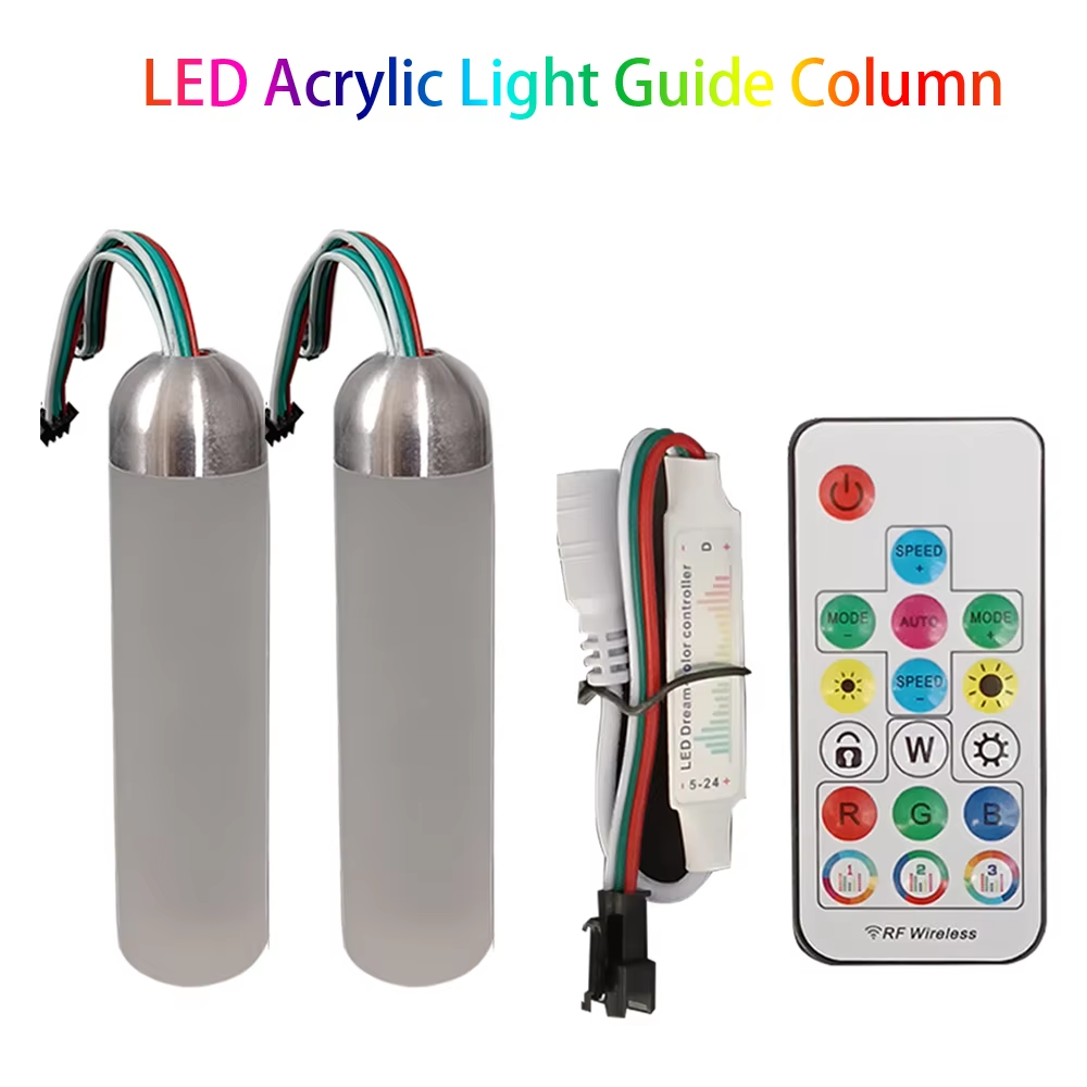 12V 4000K RGB LEDアクリルライトガイドコラム - Decor Lighting Address のレビューと価格