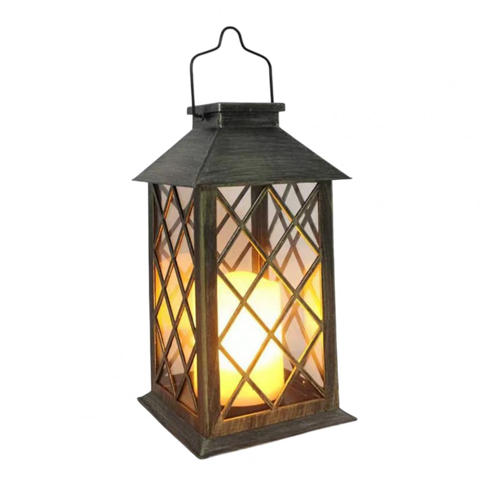 レトロソーラーランタン、屋外ソーラーキャンドルランタン、吊り - Yard Lighting Decor のレビューと価格