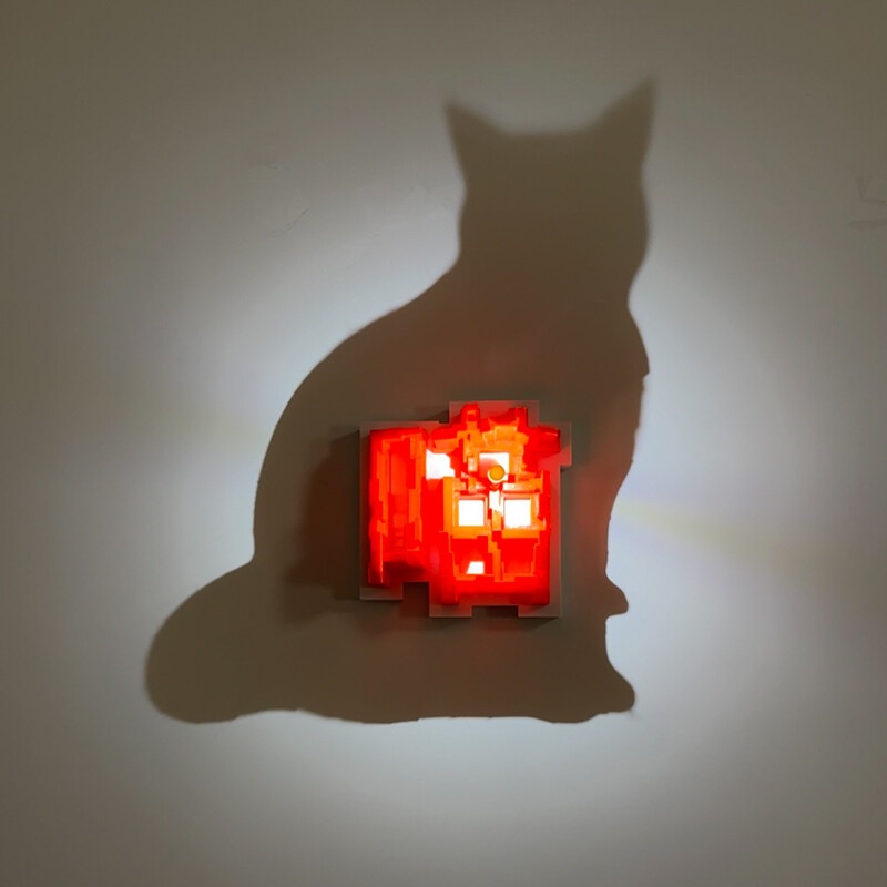 ドロップシッピング 3Dライトシャドウナイトライト アンビエ - Lighting Decor In Room のレビューと価格