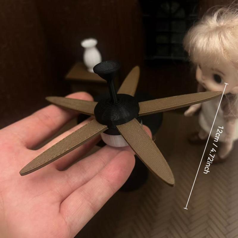 // ミニチュアヴィンテージ天井ファン LED ライトオーナ - Decor Lighting Ceiling Fans のレビューと価格