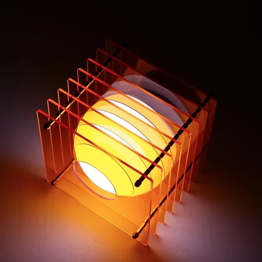 DIY ムーンランプ アクリル千層ランプ デスクトップ装飾  - Lighting Decor Items のレビューと価格