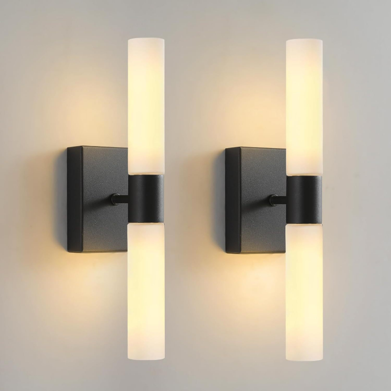 ミラーガラスの北欧壁ランプ,室内照明,寝室,リビングルームの - Lighting Decoration On Wall のレビューと価格