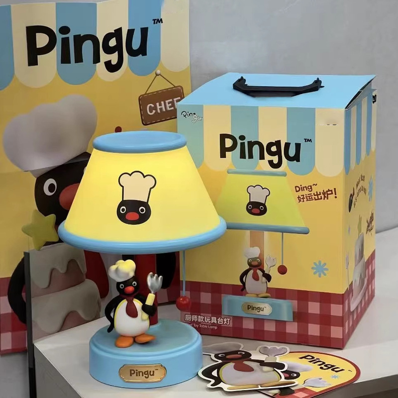 新しいピングーのシェフスタイルナイトライト、かわいい漫画のペ - Lighting Decor Items のレビューと価格