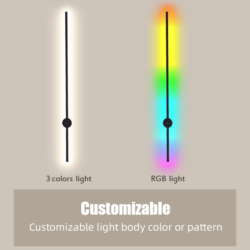 モダンな充電式LEDウォールスコンスランプ、ブラックアルミニ - Lighting Decor In Room のレビューと価格