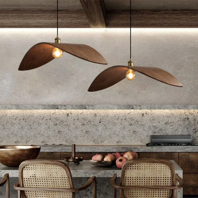 モダンな蛇喰ウォールナットシャンデリア,家庭用照明,クリエイ - Japanese Lighting Decor のレビューと価格